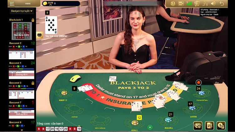 Live casino blackjack Loto188